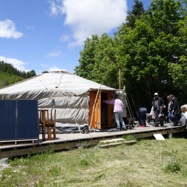 La yourte pour le repas